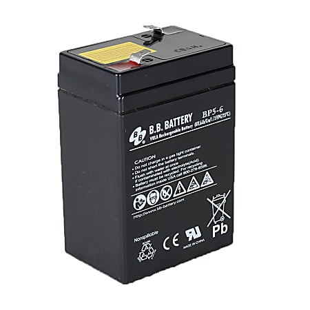 B & B BP Series Battery, BP5-6, B-SLA650