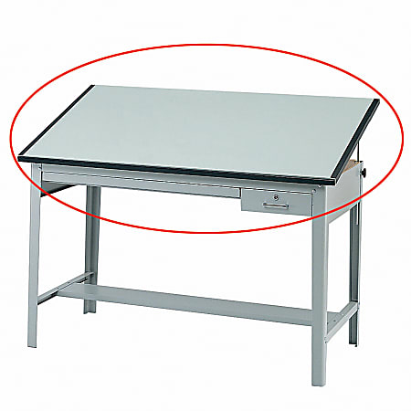 Safco® Precision Drafting Table Top, 60"W, Green