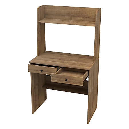 Inval computer desk clearance with hutch