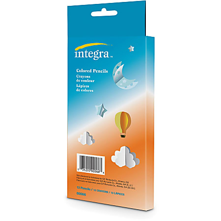 Integra Colored Pencil - 12 / Pack Integra Colored Pencil - 12 / Pack