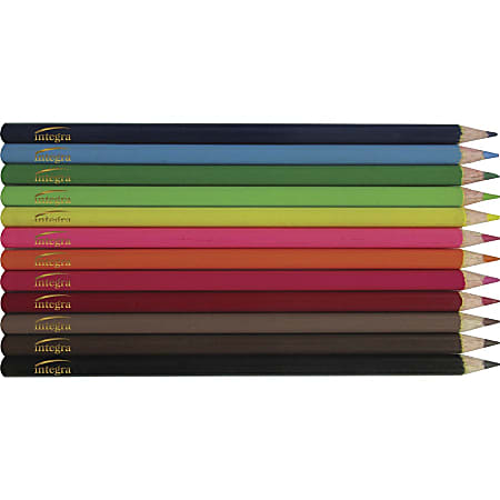 Crayola Color Pencils Assorted Colors Set Of 12 Color Pencils - Office Depot