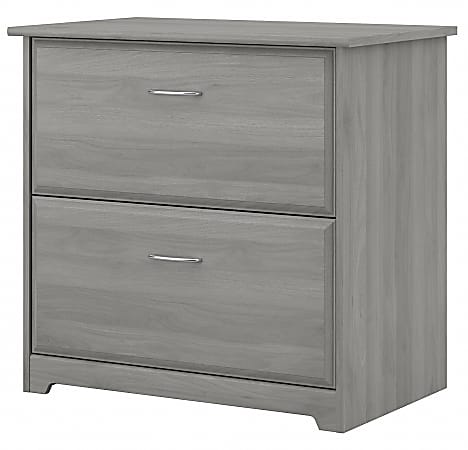 Bush Furniture Cabot 31-1/4"W x 19-4/7"D Lateral 2-Drawer File Cabinet, Modern Gray, Standard Delivery