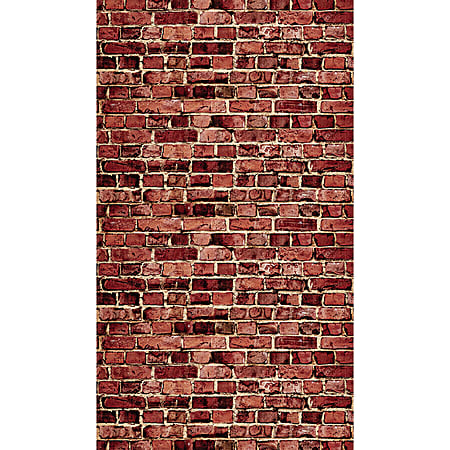 Pacon® Ella Bella Photography Backdrop Paper, 48" x 12', Aged Red Brick, Pack Of 4 Rolls