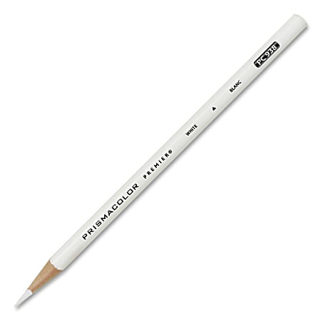 Prismacolor® Professional Thick Lead Art Pencil, White, Set Of 12