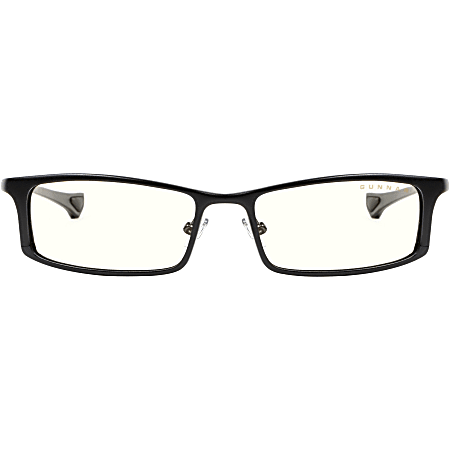 GUNNAR Blue Light Reading Glasses Phenom Onyx Clear Tint Pwr 1.25