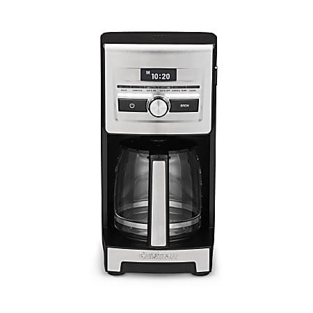 Cuisinart 12-Cup Automatic Coffee Maker, Silver/Black, Total Qty 1