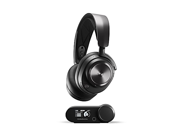 SteelSeries Arctis Nova Pro Wireless for Xbox - Headset system - full size - Bluetooth / 2.4 GHz radio frequency - wireless - active noise canceling - black - for Xbox One, Xbox Series S, Xbox Series X; Sony PlayStation 4, Sony PlayStation 5