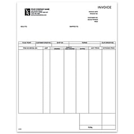 Custom Laser Invoice For Dynamics®/Solomon®, 8 1/2" x 11", 1 Part, Box Of 250