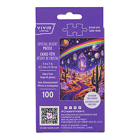 Brea Reese 100 Piece Mini Puzzle Crystal Desert Landscape 5 x 7 Total ...