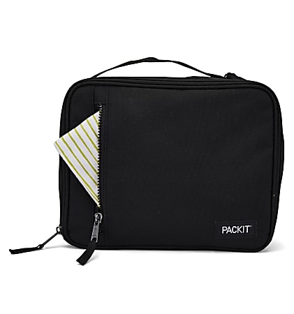 PackIt Freezable Lunch Bag Black - Office Depot