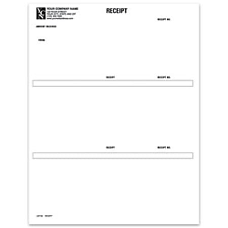 Custom Laser Forms, Receipt Form For Simply Accounting®,