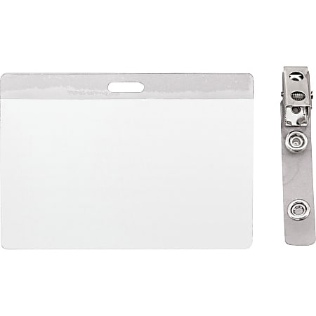 Advantus Strap Clip Self-laminating Badge Holders - Support 3.50 Advantus Strap Clip Self-laminating Badge Holders - Support 3.50