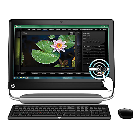 HP TouchSmart 320-1030 All-In-One Desktop Computer With 20" Touchscreen Display And AMD Dual-Core A4 Accelerated Processor