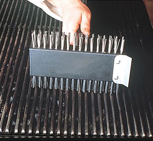 American Metalcraft Steel/Plastic Broiler Brush, 30", Silver
