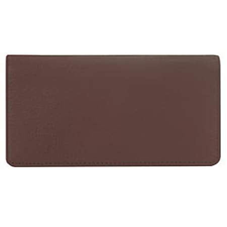 Custom Wallet Check Cover, Classic Leather, Cognac