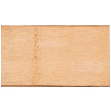 American Metalcraft Carbonized Bamboo Serving Boards, 10" x 5-3/4", Brown, Pack Of 8 Boards