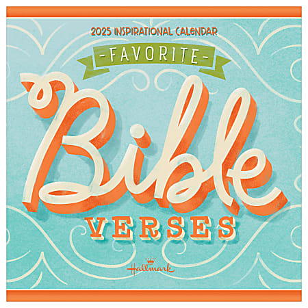 2025 TF Publishing Monthly Wall Calendar, 12” x 12”, Bible Verses, January 2025 To December 2025