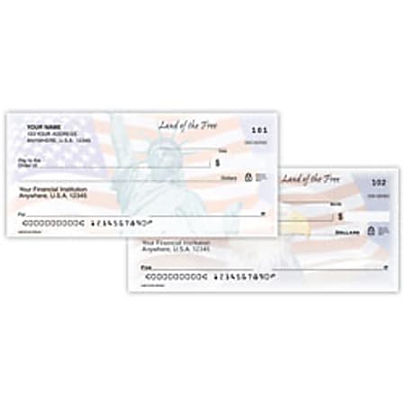 Personal Wallet Checks, 6" x 2 3/4", Singles, American Dream, Box Of 120