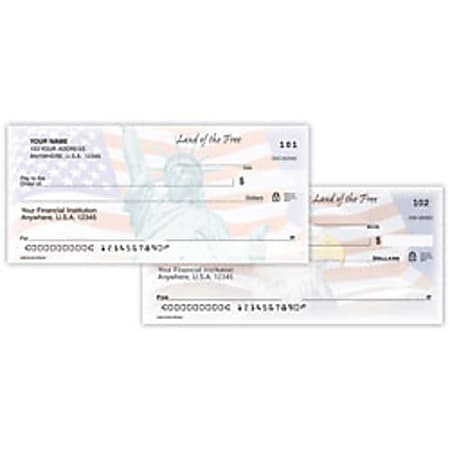 Personal Wallet Checks, 6" x 2 3/4", Duplicates, American Dream, Box Of 120