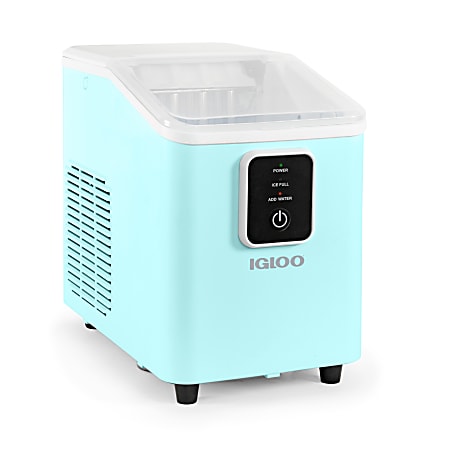 Igloo 26 Lb Self-Cleaning Ice Maker, Aqua, Total Qty 1