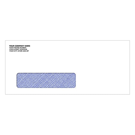 Custom Single Window Imprinted Envelopes, 4 1/8" x