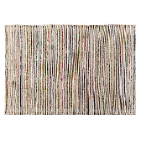Baxton Studio Finsbury Hand-Tufted Wool Blend Area Rug, 5-1/4' x 7-1/2', Multicolor/Ivory