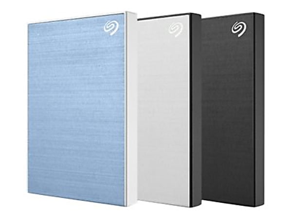Seagate Backup Plus Slim STHN2000400 - Hard drive - 2 TB - external (portable) - USB 3.0 - black