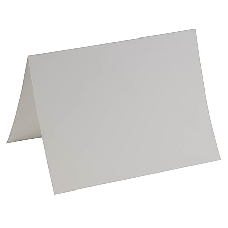 JAM Paper® Strathmore Fold-Over Cards, With Panel, 5"