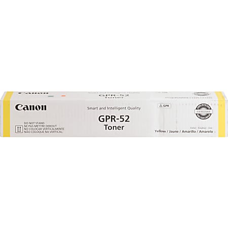 Canon GPR-52 Original Toner Cartridge - Yellow - Laser - 11500 Pages - 1 Each