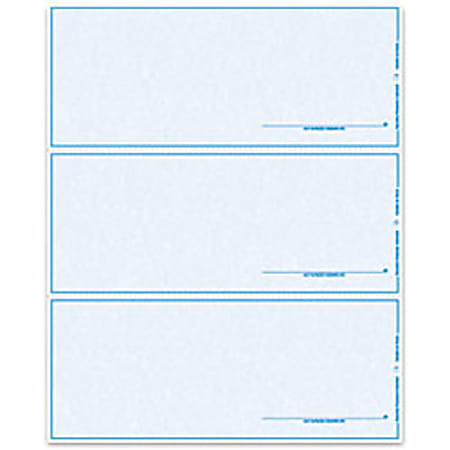 Custom Laser Draft Checks With Signature, 8 1/2" x 11", Box Of 500