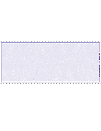 Custom Blank Check Stock, Laser Check Middle No Signature, 8 1/2" x 11", Box Of 500