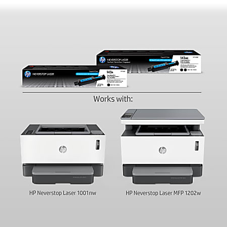HP 143A Neverstop Black Toner Reload Kit W1143A - Office Depot