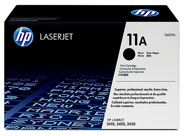 HP 11A Black Toner Cartridge, Q6511A