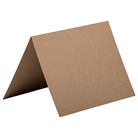 Brown Parchment 65lb 4 x 6 Blank Note Cards - 25 Pack - by Jam Paper