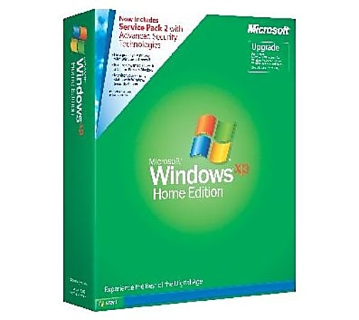 Microsoft® Windows® XP Home Edition With SP2, Upgrade Version, Traditional Disc