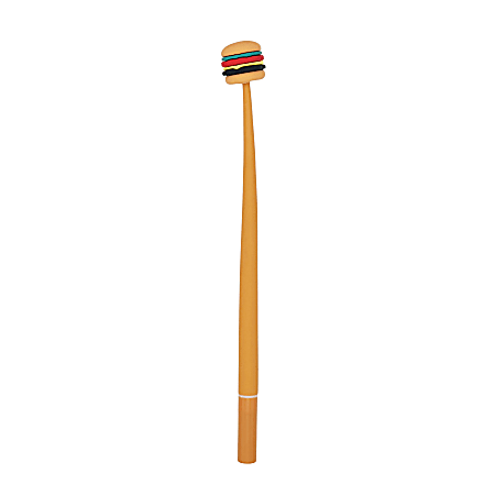 Little Yellow Bicycle® Burger Gel Pen, Needle Point, Brown