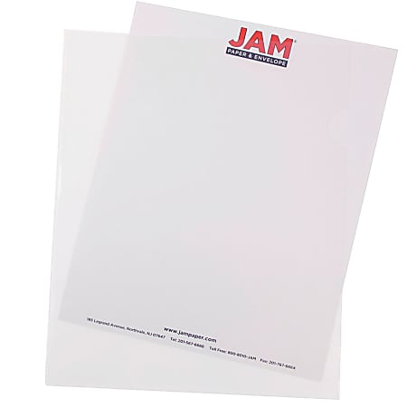 JAM Paper® Plastic Sleeves, 9" x 11 1/2",