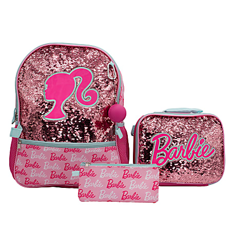 Barbie school bag with wheels new arrivals