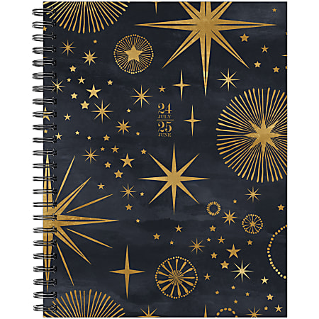 2024-2025 Willow Creek Press Weekly/Monthly Planner, 8-1/2" x 11", Celestial Magic, July To June, 48139