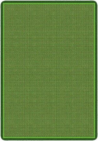 Flagship Carpets All Over Weave Area Rug, 7'-1/2' x 12', Green