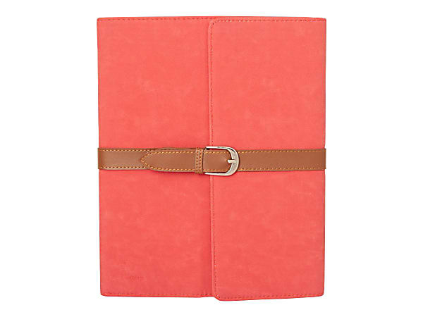 Urban Factory Executive Folio iPad Case with stand (rotates) for iPad 2, New iPad Red - Protective case for tablet - leather-like - red - for Apple iPad (3rd generation); iPad 1; 2
