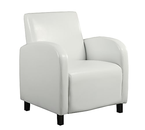 Monarch Specialties Maya Accent Chair, White