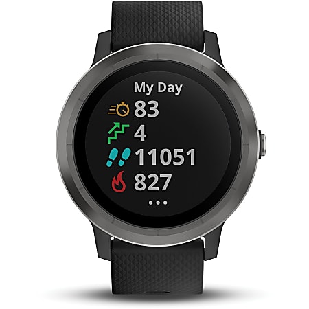 garmin vivoactive 3 black stainless steel