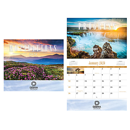 Motivations Wall Calendar Stitch