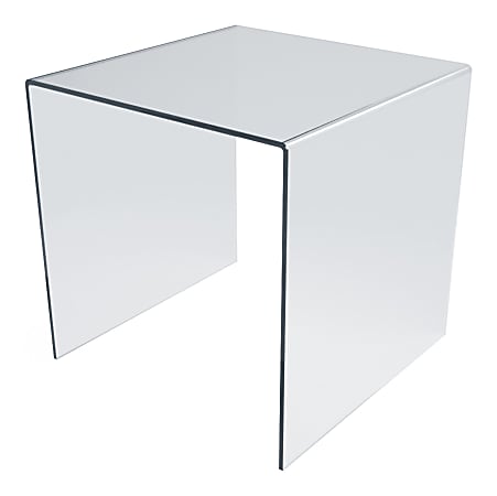 Azar Displays Riser Displays, 11-1/2”H x 11-1/2”W x 11-1/2”D, Clear, Pack Of 4 Risers