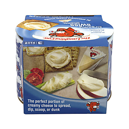 Creamy Swiss Wedge, 6 oz Tub, 3 Tubs/Pack, Ships in 1-3 Business Days