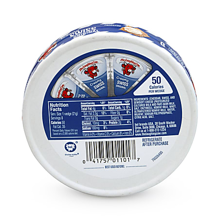 Creamy Swiss Wedge, 6 oz Tub, 3 Tubs/Pack, Ships in 1-3 Business Days