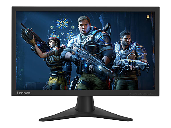 Lenovo G24-10 23.6" Full HD WLED Gaming LCD Monitor - 16:9 - Raven Black - 24" Class - Twisted nematic (TN) - 1920 x 1080 - 16.7 Million Colors - FreeSync Premium Pro/G-sync Compatible - 240 Nit Typical, 300 Nit Peak