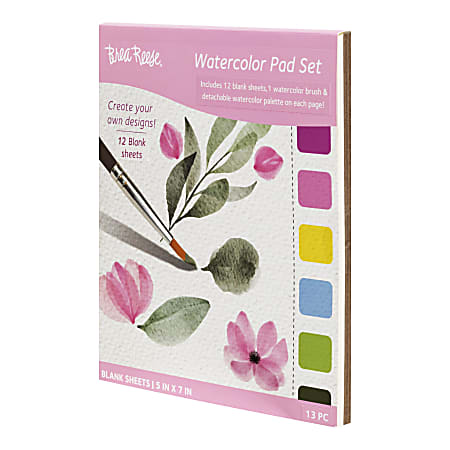 Brea Reese Blank Watercolor Pad Set, Classic Colors