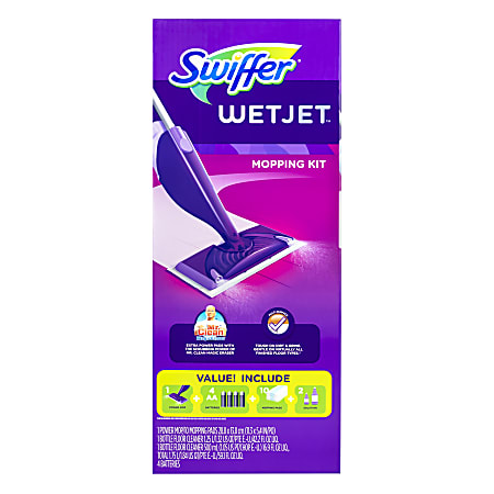 Swiffer Wet Jet Mopping Kit 8 1516 - Office Depot